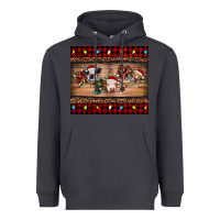 Smoke hohoho christmas cows Heavyweight Hoodie - RanaPortraitStore