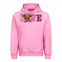 Valentine's Day Love Highland Cow Urban Hoodie | Teevron