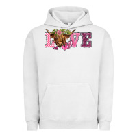 Pigment Lunar Rock valentine's day love highland cow Urban Hoodie - BarkalooDesign