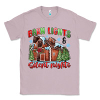 Lilac barn lights and silent nights Classic Tee - MaliasSmallBusiness