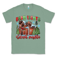 Sage barn lights and silent nights Classic Tee - MaliasSmallBusiness