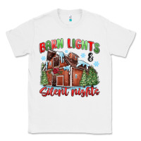 White barn lights and silent nights Classic Tee - MaliasSmallBusiness