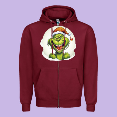 Zipper Hoodie Grinch