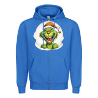 True Royal Grinch Zipper Hoodie - Unal Design