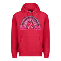 Cardinal breast cancer rainbow Premium Hoodie - AdoDesignShop