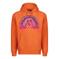 Carrot breast cancer rainbow Premium Hoodie - AdoDesignShop