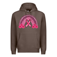 Coffee breast cancer rainbow Premium Hoodie - AdoDesignShop
