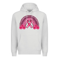 Dove Grey breast cancer rainbow Premium Hoodie - AdoDesignShop