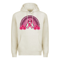 Oatmeal Heather breast cancer rainbow Premium Hoodie - AdoDesignShop