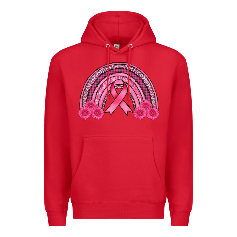 Breast Cancer Rainbow Premium Hoodie by AdoDesignShop | Teevron
