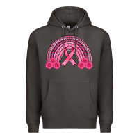 Smoke breast cancer rainbow Premium Hoodie - AdoDesignShop