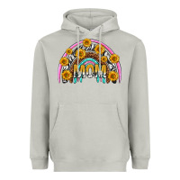 Moon Dust mom with sunflower rainbow mothers day Heavyweight Hoodie - texasbilliewilder