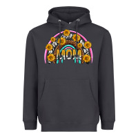 Smoke mom with sunflower rainbow mothers day Heavyweight Hoodie - texasbilliewilder