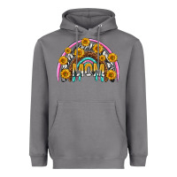 Storm mom with sunflower rainbow mothers day Heavyweight Hoodie - texasbilliewilder