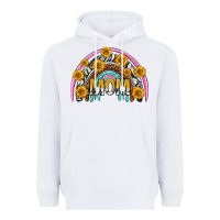White mom with sunflower rainbow mothers day Heavyweight Hoodie - texasbilliewilder