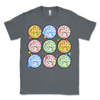 Charcoal Heather disco balls Classic Tee - MaliasSmallBusiness