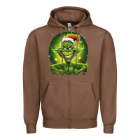 Chestnut Grinch Zipper Hoodie - Unal Design