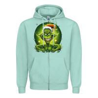 Seafoam Grinch Zipper Hoodie - Unal Design