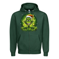 Sports Green Grinch Zipper Hoodie - Unal Design