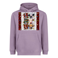 Lavender ho ho ho christmas cow Heavyweight Hoodie - RanaPortraitStore
