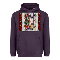 Plum ho ho ho christmas cow Heavyweight Hoodie - RanaPortraitStore