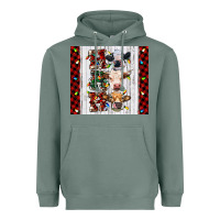 Sage ho ho ho christmas cow Heavyweight Hoodie - RanaPortraitStore