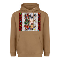 Toasted Coconut ho ho ho christmas cow Heavyweight Hoodie - RanaPortraitStore