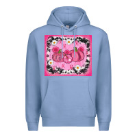 Colony Blue breast cancer pumpkins Premium Hoodie - AdoDesignShop