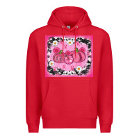 Red breast cancer pumpkins Premium Hoodie - AdoDesignShop