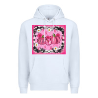 White breast cancer pumpkins Premium Hoodie - AdoDesignShop
