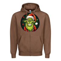 Chestnut Grinch Zipper Hoodie - Unal Design