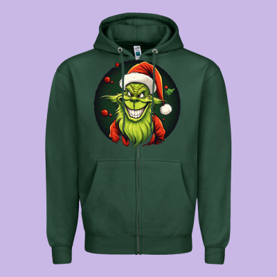 Zipper Hoodie Grinch