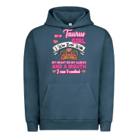 As A Taurus Girl Zodiac Girls Urban Hoodie | Teevron
