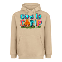 Mushroom born to camp Heavyweight Hoodie - Zillion Design Studio