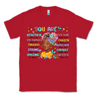 Red you are beautiful victorious enough strong Classic Tee - MaliasSmallBusiness