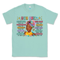 Seafoam you are beautiful victorious enough strong Classic Tee - MaliasSmallBusiness