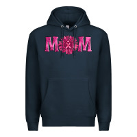Navy breast cancer mom sunflower Premium Hoodie - AdoDesignShop