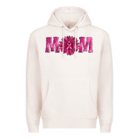 Pale Pink breast cancer mom sunflower Premium Hoodie - AdoDesignShop