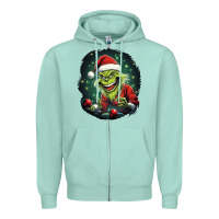 Seafoam Grinch Zipper Hoodie - Unal Design