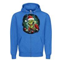 True Royal Grinch Zipper Hoodie - Unal Design