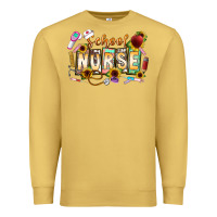 Antique Gold school nurse Premium Sweatshirt - CowhideDigitalArt