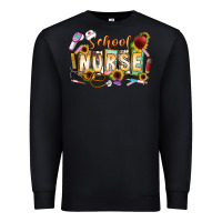 Black school nurse Premium Sweatshirt - CowhideDigitalArt