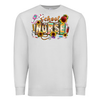 Dove Grey school nurse Premium Sweatshirt - CowhideDigitalArt