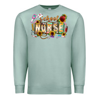 Seafoam school nurse Premium Sweatshirt - CowhideDigitalArt