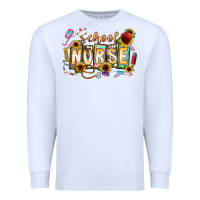 White school nurse Premium Sweatshirt - CowhideDigitalArt