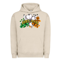 Pigment French Oak ireland flag Urban Hoodie - NancyCooperArtShop