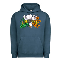 Pigment Midnight Navy ireland flag Urban Hoodie - NancyCooperArtShop