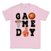 Bubblegum Pink basketball game day Classic Tee - MaliasSmallBusiness