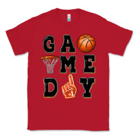 Red basketball game day Classic Tee - MaliasSmallBusiness