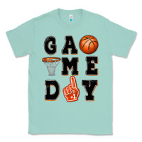 Seafoam basketball game day Classic Tee - MaliasSmallBusiness